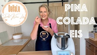 Piña Colada Eis  SüdseeFeeling aus Deinem Thermomix 🍍🥥 [upl. by Concepcion]