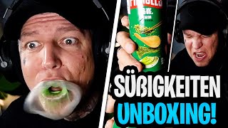 Monte PROBIERT SEETANG PRINGLES amp BANANEN Kuchen😂 Süßigkeiten Unboxing  MontanaBlack Highlights [upl. by Adnouqal]