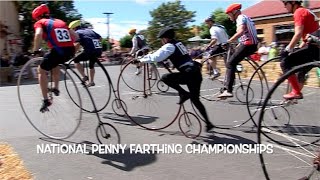 National Penny Farthing Championships  Tasmania [upl. by Anilag]