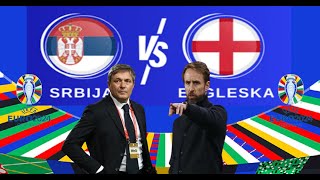 🔴 SRBIJA  ENGLESKA 🔴 EURO2024 LIVE [upl. by Maribelle]