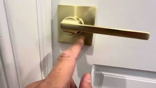 Kwikset Halifax Interior Passage Door Handle Lever For Closet and Hallway Doors Review [upl. by Koerlin]