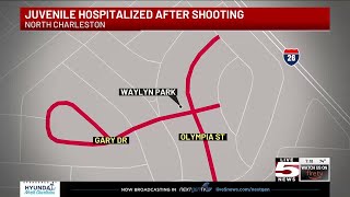 VIDEO Police Boy wounded in North Charleston shooting [upl. by Rednijar]