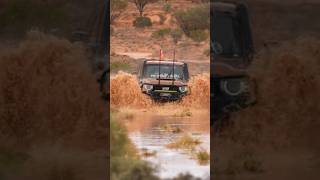 79 series landcruiser  4x4 water crossing [upl. by Ellenehc271]