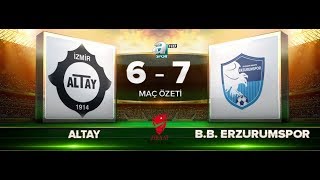 Altay 67 BB Erzurumspor  Maç Özeti HD  A Spor  20092017 [upl. by Wilburt]