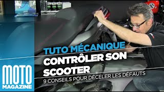 Tuto mécanique moto  contrôler son scooter [upl. by Remos731]