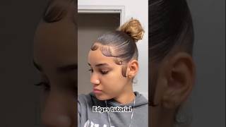 Edges tutorial 😍 for you hairstyle [upl. by Auqenahc867]