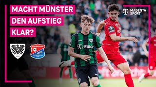 SC Preußen Münster – SpVgg Unterhaching Highlights mit LiveKommentar  3 Liga  MAGENTASPORT [upl. by Adnelg]