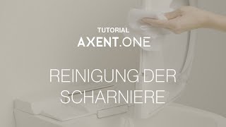 Reinigung der Scharniere des AXENTONE  AXENTONE Plus DuschWC [upl. by Krissie]