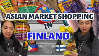 Grocery Shopping in Finland Asian Market Helsinki  Filipino Goods  Life in Finland [upl. by Bj271]