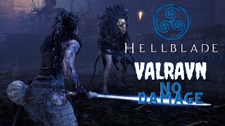 Hellblade Senuas Sacrifice  Valravn boss fight  No damage [upl. by Laidlaw]