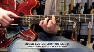 Gibson Custom Shop ES 330 VOS Cherry Bigsby SemiHollow [upl. by Laurent]