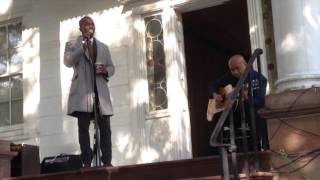 Leslie Odom Jr  Dear Theodosia and Cheer Up Charlie Oct 31 2015  The MorrisJumel Mansion [upl. by Sheline387]