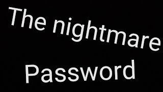 The nightmare password  geometry dash [upl. by Nitsirhc767]