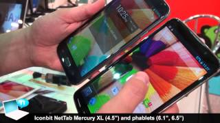 Iconbit Nettab Mercury XL 45quot phone Nettab 61quot and 65quot phablets [upl. by Bambi126]