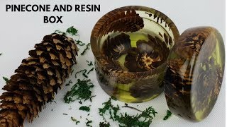 Pinecone and epoxy Resin box [upl. by Annohsal]