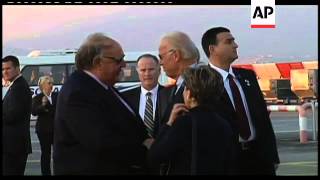 Biden arrives for talks with political leadership [upl. by Notsuh484]