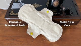 No Music DIY Reusable Menstrual Pad  Free Sewing Pattern  Zero Waste Indonesia [upl. by Ertnod501]