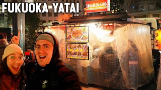 Exploring Fukuokas Incredible Yatai Street Food Stall Culture Street food in Japan [upl. by Rinum204]