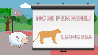 Nomi maschili e femminili [upl. by Aynwat]