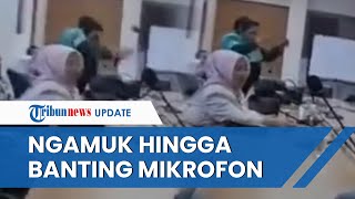 Viral Video Anggota DPRD Garut Ngamuk hingga Banting Mikrofon Ngaku Tak Dihargai saat Rapat [upl. by Ailhat]