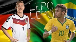 Neymar amp Schweinsteiger  Lepo Lepo Dance Song by Psirico amp Pitbull  World Cup 2014 [upl. by Tisbe]