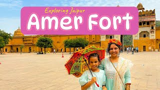 Amber Palace  Amer Fort Jaipur jaipurvlog familyvlog [upl. by Janel]