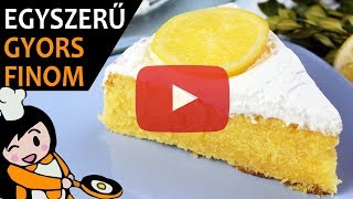 Citromtorta  Recept VideĂłk [upl. by Kailey]