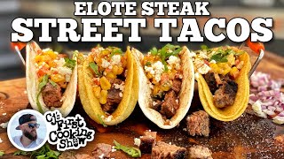 Elote Steak Street Tacos  Blackstone Griddles [upl. by Ethelind301]