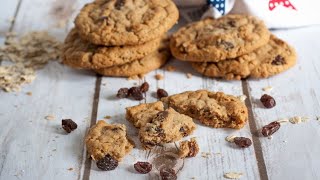 Vegan Oatmeal Raisin Cookies [upl. by Eilime522]