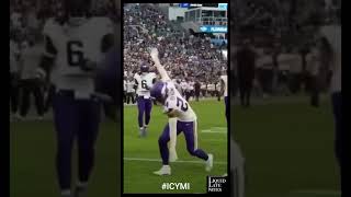 Highlight Reel of HILARIOUS 🤣 Vikings Camryn Bynum Touchdown Celebration Vs Jaguars [upl. by Enaitsirk]