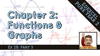 Functions and Graphs 6 • Domain and Range summary • P2 Ex2B • 🚀 [upl. by Ahaelam]