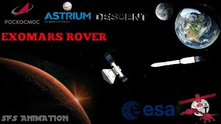 ESA Exomars Rover Rosalind Franklin  2020 Mission to Mars Spaceflight Simulator exomars rover [upl. by Notgnirra]