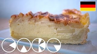 APFELKÄSEKUCHEN plus Rezept [upl. by Quartana]