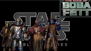 Star Wars Black Series Review Book of Boba Fett Wave  Mandalorian Cad Bane Chieftain amp Pyke [upl. by Alexina]