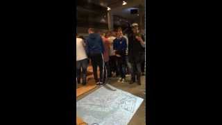 Interactive floor map on Researchers Night 2012 [upl. by Annoyek345]