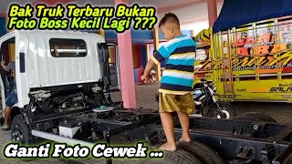 Bak Truk Boss Galak Bukan Foto Boss Kecil Lagi  Ganti Foto Cewek [upl. by Maitland]