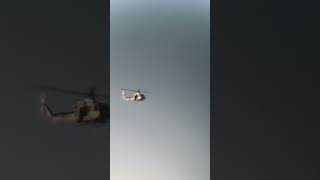 San Bernardino county sheriff helicopter doing touch and goes for practice rescue [upl. by Ednihek]