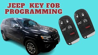 Jeep Grand Cherokee key fobs programming and dealer pin info [upl. by Orson]