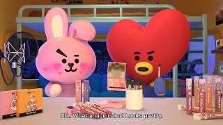 BT21 ¡Tienda de maquillaje de TATA y COOKY con ETUDE [upl. by Donaldson]