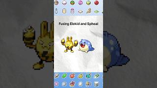 Fusing Elekid and Spheal pokemon pokemonfusion pokémon fusion art pixelart elekid spheal [upl. by Ross]