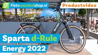 Sparta dRule Energy 2022 ebike van het jaar  Fietsvoordeelshopnl Productvideo [upl. by Acinomal]