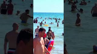 Kalamaki Beach Greece  Wind and Waves Love 🏊💦greece greecebeach holiday [upl. by Coster]