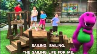 Barney  Sailing Life For Me Song [upl. by Acirderf270]