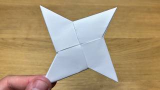 How To Make a Paper Ninja Star Shuriken  Origami [upl. by Eerrahs518]