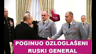 POGINUO OZLOGLAŠENI RUSKI GENERAL [upl. by Sherar75]