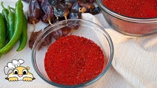 Korean Chili Pepper Flakes  Introduction of Gochugaru 고추가루 [upl. by Ihsakat]