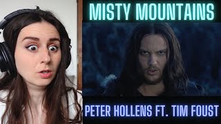 Singer Reacts to Misty Mountains  Peter Hollens feat Tim Foust  First Reaction to Misty Mountains [upl. by Nelluc]