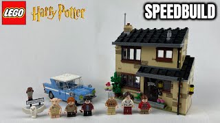 LEGO Harry Potter 2020 4 Privet Drive Speed Build amp Review 75968 [upl. by Issac]