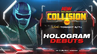 WWE 2K24 Hologram Debuts  AEW Collision 72024 [upl. by Ajnek]