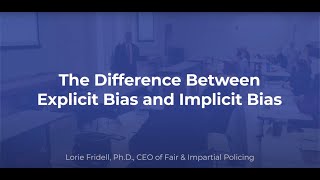 The Difference Between Explicit Bias and Implicit Bias [upl. by Raphael]